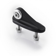 BS728B fairing mirror mounting kit - Black anodized, Front Rizoma