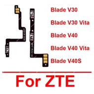For ZTE V30 V40 V50 V60 V41 Smart Design Vita Axon 40 50 60 Lite Power On Off Volume Key Button Flex