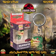 Funko POP! Keychain - Jurassic Park - Velociraptor with Red Eyes