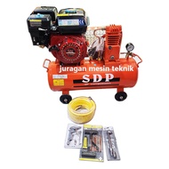 Mesin Kompresor Bensin SDP by Shark 1/4HP + Engine GX160 GX 160 Siap Pakai 30 Liter 0.25HP