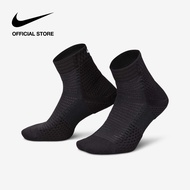 Nike Dri-FIT Unicorn One Quarter Ankle (1Pair) Socks - Black ไนกี้ ถุงเท้าหุ้มข้อลดแรงกระแทก ADV (1 