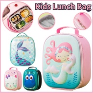 Kids Lunch Bag 3d Emboss Lunch Snack Bags Insulated Thermal Lunch Box Food Container Bags