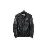 Back to Green-皮衣外套 龐克機車L-08//vintage Leather Jacket