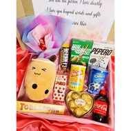 Milktea Gift Set For Her (Anniversary/monthsary gift for girlfriend/loved ones/personalized gift) Ha