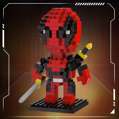 Marvel Legends Building Blocks lega Deadpool Spider Man Building Blocks Iron Man Loki Cartoon Charac