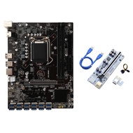 B250C BTC Miner Motherboard+VER010X Riser Card 12XPCIE to USB3.0 GPU Slot LGA1151 Support DDR4 RAM Desktop Motherboard