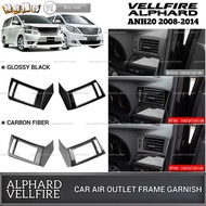 AMAZING TOYOTA ALPHARD VELLFIRE ANH20 2008-2014 AIR OUTLET FRAME COVER AIRCOND VENT PANEL GARNISH ACCESSORIES AH20 AGH20