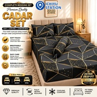 Cadar Queen / Cadar King 4in1 Cadar Single 2in1 Bed Sheet Murah Getah Keliling Bedsheet Single 床单