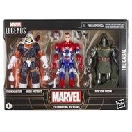 Hasbro MARVEL Marvel Legends Series Cabal Taskmaster/Iron Patriot/Doctor Doom, Marvel 85th Anniversa