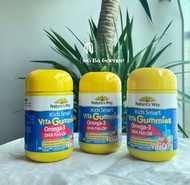 Kẹo dẻo Natures Way Kids Smart Omega3 DHA Trio 60 viên