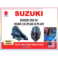 WINDSHIELD VISOR 2.0 SUZUKI GIXXER 250 SF | ALL MODEL