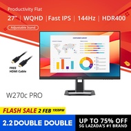 PRISM+ W270c PRO 27" 144Hz Gaming Flat Monitor [2560 x 1440]