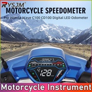 Digital Meter Speedometer For Honda Wave C100 CD100 Motorcycle PRM Speedometer Digital  LED Odometer