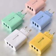 3-Ports Fast Charger With USB Ports - Multi-USB Charger For IPhone 16/15/14/13/12/8/XR For Galaxy S2