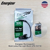 Energizer® Rechargeable LED Book Lamp 100 Lumen Clip Light ไฟ LED แบบหนีบ ไฟอ่านหนังสือ คอยืดหยุ่น ป