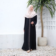 COD Shafya Abaya JET BLACK / Gamis Abaya Polos / Gamis Umroh / Gamis oversize / Gamis Jumbo / Dress 