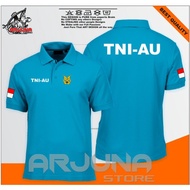 Murah Poloshirt Kaos Kerah Tentara Angkatan Udara / Tni Au Terbaru
