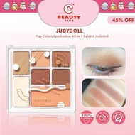 JUDYDOLL Play Colors Eyeshadow All in 1 Palette Judydoll橘朵玩趣七巧板玩趣眼影盘