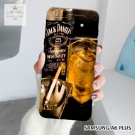 HP Samsung A6 Plus Case - Rajacase - Samsung A6 Plus casing - Drink case Motif - Cellphone protector