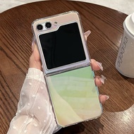 Aesthetic Casing for Samsung Galaxy Z Flip7 Flip7FE Flip6 Glossy Colorful Samsung Z Flip 7 6 Flip Z 