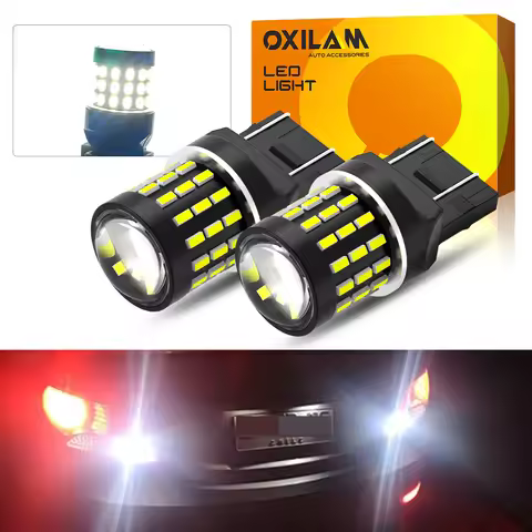 2Pcs Canbus 7443 W21/5W 7440 W21W T20 LED Bulb for Opel Corsa d e Astra j Zafira White Position Ligh