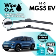 [PREMIER] WipeOut UltraBeam Silicone EcoRefill-Technology Wiper MG S5 EV (Front Set)