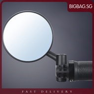 [bigbag.sg] Bar End Bike Mirror 360 Rotatable Anti-Glare Rearview Mirror for Outdoor Cycling