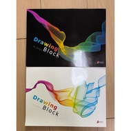 Stok Sedia Blok Lukisan B4 135gsm /B4 Drawing Block 135gsm | 20 Sheets Sketch & Drawing Paper Pad