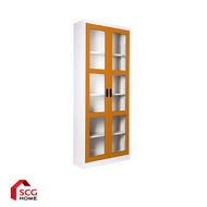 Kiosk Furniture ตู้สูงMAXBOOK 2 บานเปิดกระจก