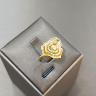 22k / 916 Gold Rose Ring