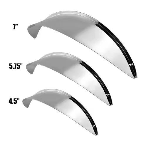 1pcs Steel Headlight Visor Chrome 4.5",5.75",7" Motorcycle For Harley Softail Dyna Forty Eight 1200 