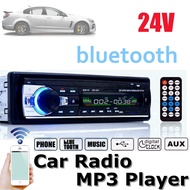 24V Car Stereo Audio Bluetooth 1 Din Car MP3 Multimedia Player