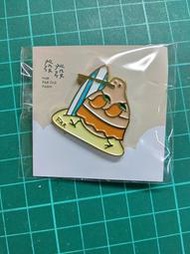 發發 發發牧場 奇異鳥金屬徽章別針 芒果款