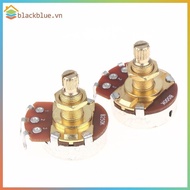 BBLUE 1Pcs Guitar Potentiometer Pot Low Torque And Low Noise Smooth Feel Brass Shaft A500K A250K B25