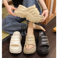 新款高跟拖鞋 2024新款时尚厚底网红拖鞋10cm女士增高拖鞋外穿New high heel slippers 2024 new fashion20251130