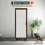 Pintu Aluminium Rumah Utama Kamar Tidur / Mandi 80 x 200 Bisa Custom Ukuran Almunium Doors MAS04- MA