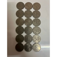 Syiling 50 Sen Lama Malaysia Campur | Koleksi Random Rare Coin
