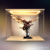 Series Storage Box Acrylic 10363 Aircraft Da Vinci Suitable for Building Block Lights Assembling ico
