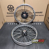 W175 RIM SET CHROME 17x160 and 17x185 ORIGINAL kawasaki