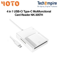 FOTO 4 in 1 USB-C/Type-C Multifunction Card Reader NK-3057H USB 3.0 For SD/TF/CF/MS Card Slot