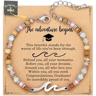 AryaHozel Wave Bracelets for Women, Graduation Gift for Her, Mothers Day Gifts for Mom, Daughter, Be