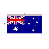 Australia Flag 3x6ft, Bendera Australia 3x6ft, Polyester