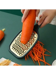 1入不銹鋼多功能家用馬鈴薯切片機，適用於大蒜、紅蘿蔔和蔬菜切片和刨絲