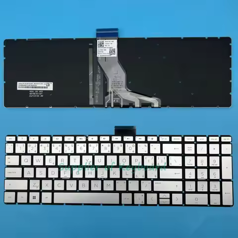 NEW Spanish/US/RU/French/Czech Keyboard For HP 15-ef 15s-eq 15-dy 15s-fq 15s-fq0000 15s-eq0000 15s-e