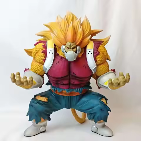 Dragon Ball Kamba Golden Giant Ape Great Ape Transformation GK Gorilla Rowley Statue Model Anime Orn