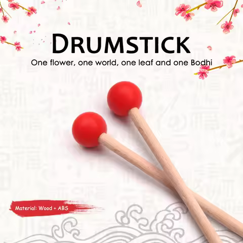 1 Pair Professional Tongue Drum Drumstick Xylophone Marimba Mallet for Kid Adult