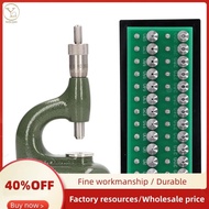 Watch Repair Tool Watch Press Set Watch Back Case Closer Watchmaker Jewelling Tool Aluminum Alloy Green with 48Pcs Dies