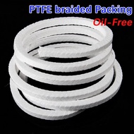 Oil-Free PTFE braided Packing Polytetrafluoroethylene Acrylic Fiber Packing PTFE Filled Gland rope G
