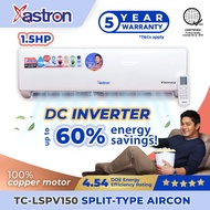 Astron 1.5HP Inverter Split-Type Aircon - TCLSPV150 | Energy Efficient | Low Noise | Durable
