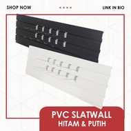 Display Dindingf Slat Wall Bahan PVC Panel Display Produk Murah Wallpanel